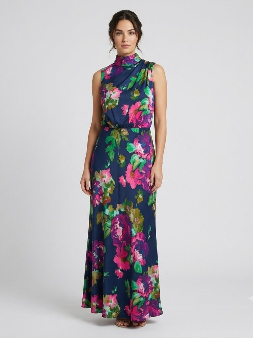 NWT Maggy London floral Maxi Dress size 12